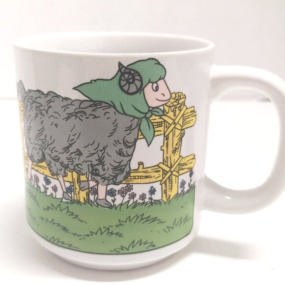 Vintage Sheep Mug - Picture 1 of 5